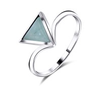 Aventurine Silver Rings NSR-2460